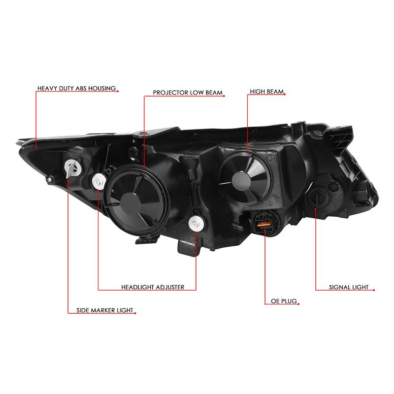 Factory Style Projector Headlights <br>11-13 Kia Optima