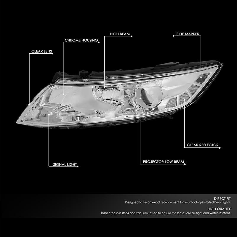 Factory Style Projector Headlights <br>11-13 Kia Optima