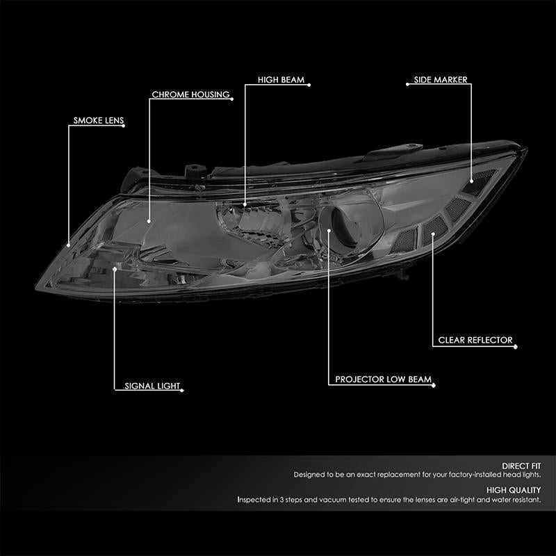 Factory Style Projector Headlights <br>11-13 Kia Optima