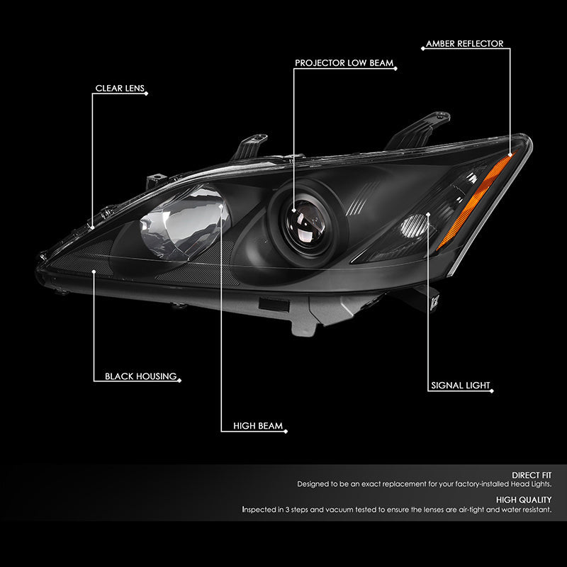 Factory Style Projector Headlights <br>07-09 Lexus ES350