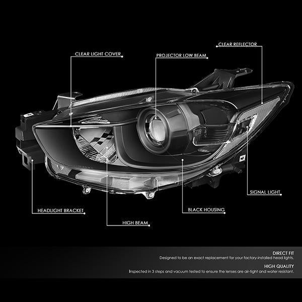 Factory Style Projector Headlights <br>13-16 Mazda CX-5