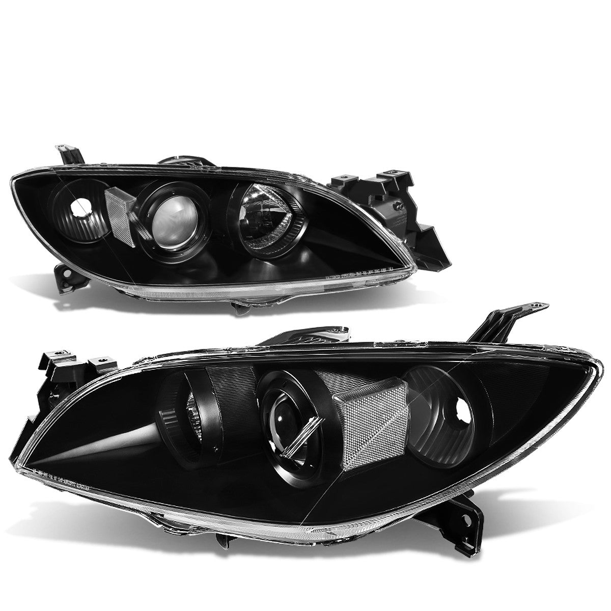 Factory Style Projector Headlights <br>04-09 Mazda 3 Sedan