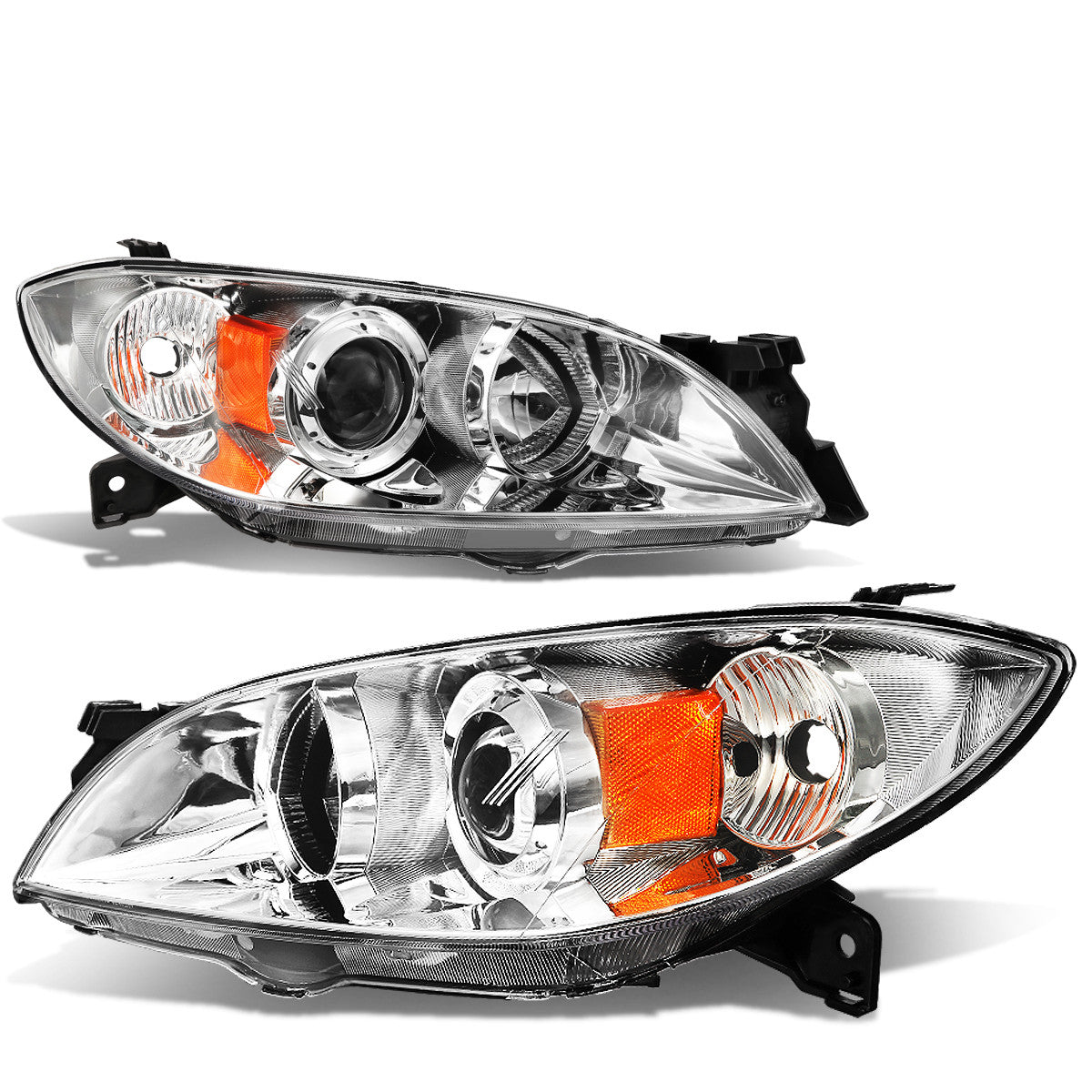 Factory Style Projector Headlights <br>04-09 Mazda 3 Sedan