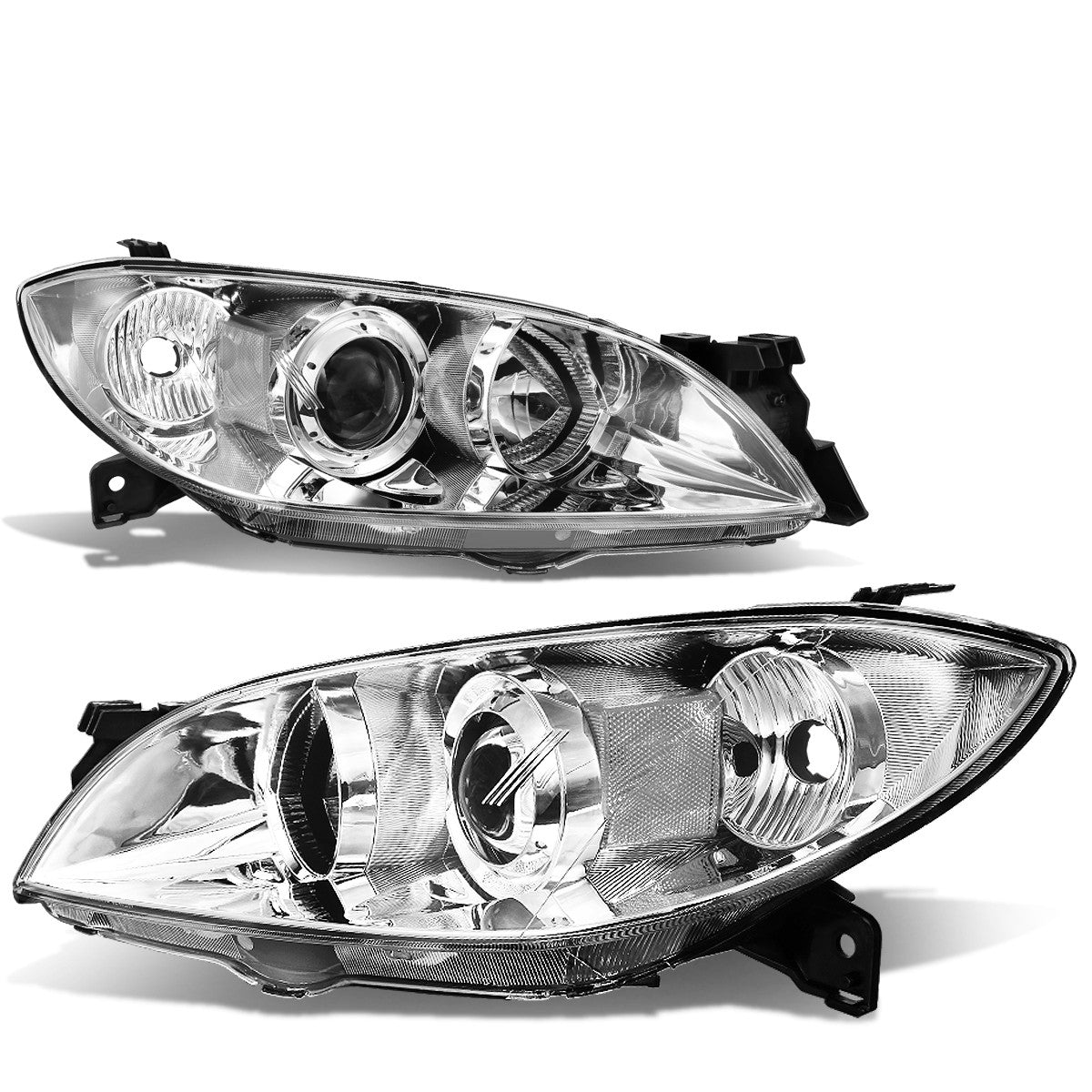 Factory Style Projector Headlights <br>04-09 Mazda 3 Sedan