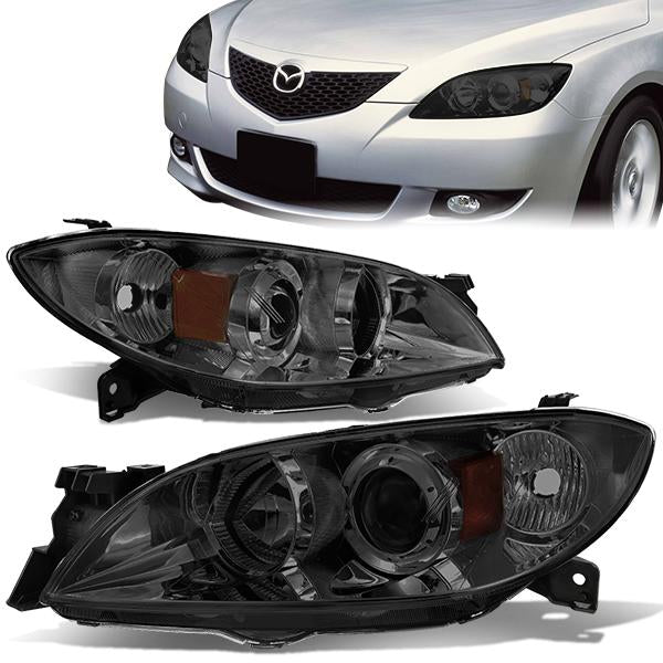 Factory Style Projector Headlights <br>04-09 Mazda 3 Sedan