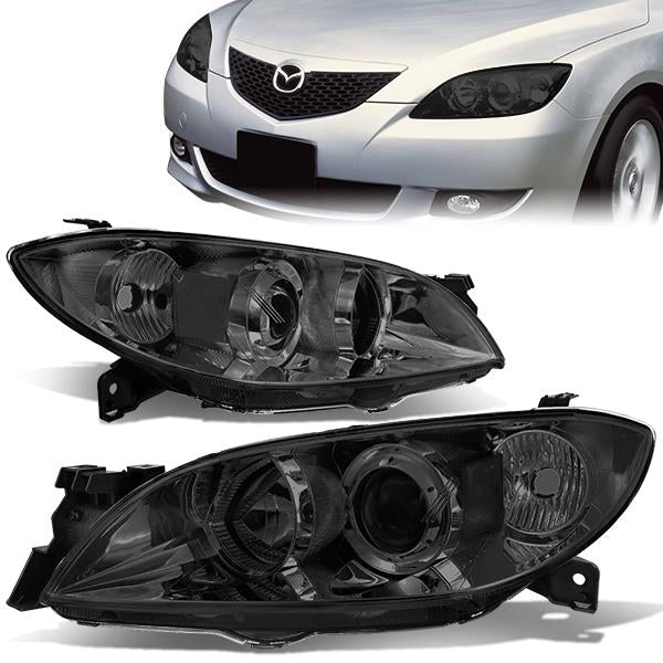 Factory Style Projector Headlights <br>04-09 Mazda 3 Sedan