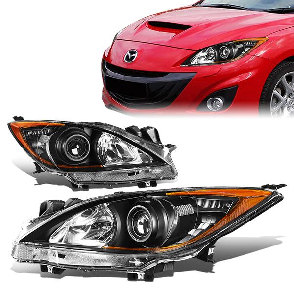 Factory Style Projector Headlights <br>10-13 Mazda 3