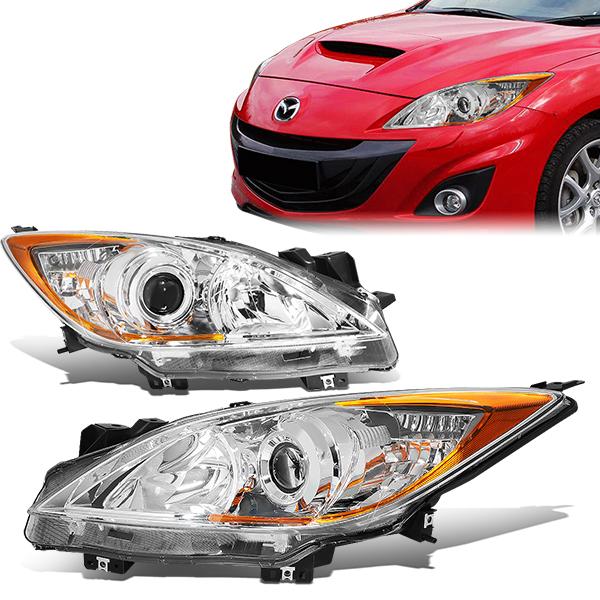 Factory Style Projector Headlights <br>10-13 Mazda 3