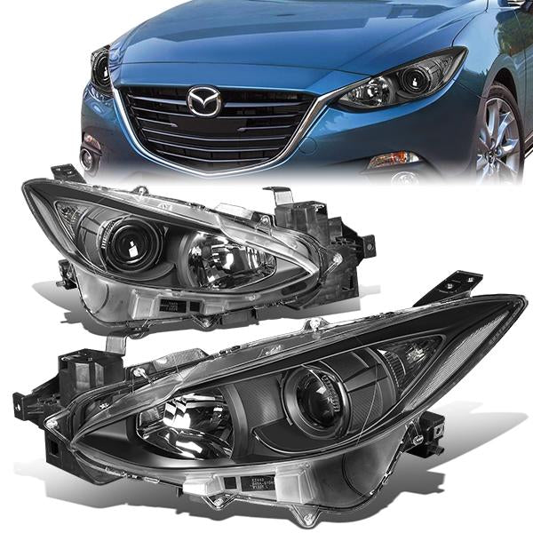 Factory Style Projector Headlights <br>14-16 Mazda 3