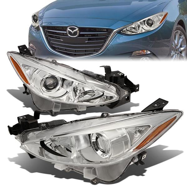 Factory Style Projector Headlights <br>14-16 Mazda 3