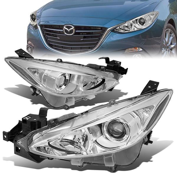 Factory Style Projector Headlights <br>14-16 Mazda 3