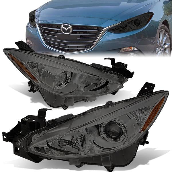 Factory Style Projector Headlights <br>14-16 Mazda 3