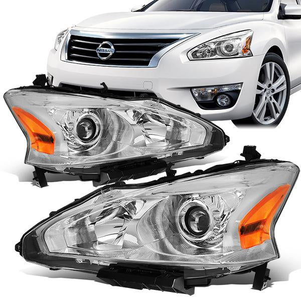 Factory Style Projector Headlights <br>13-15 Nissan Altima Sedan