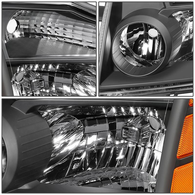 Factory Style Headlights <br>04-15 Nissan Titan, 05-07 Armada