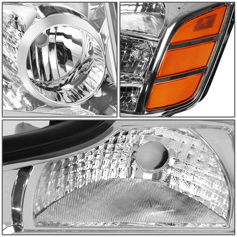 Factory Style Headlights <br>04-15 Nissan Titan, 05-07 Armada