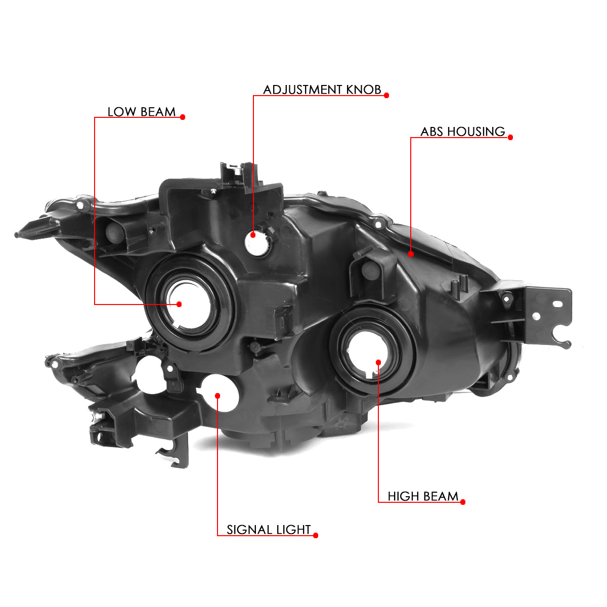 Factory Style Projector Headlights <br>09-14 Nissan Maxima