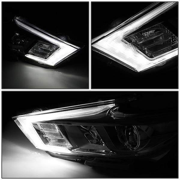 LED DRL Projector Headlights <br>16-18 Nissan Maxima S SL SV