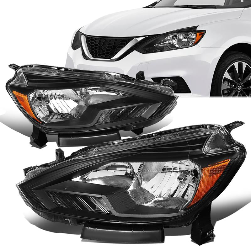 Factory Style Headlights <br>16-18 Nissan Sentra