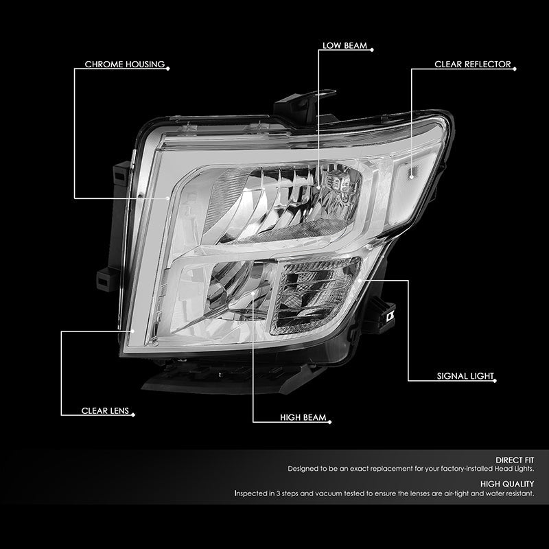 Factory Style Headlights <br>17-22 Nissan Titan, 16-22 XD