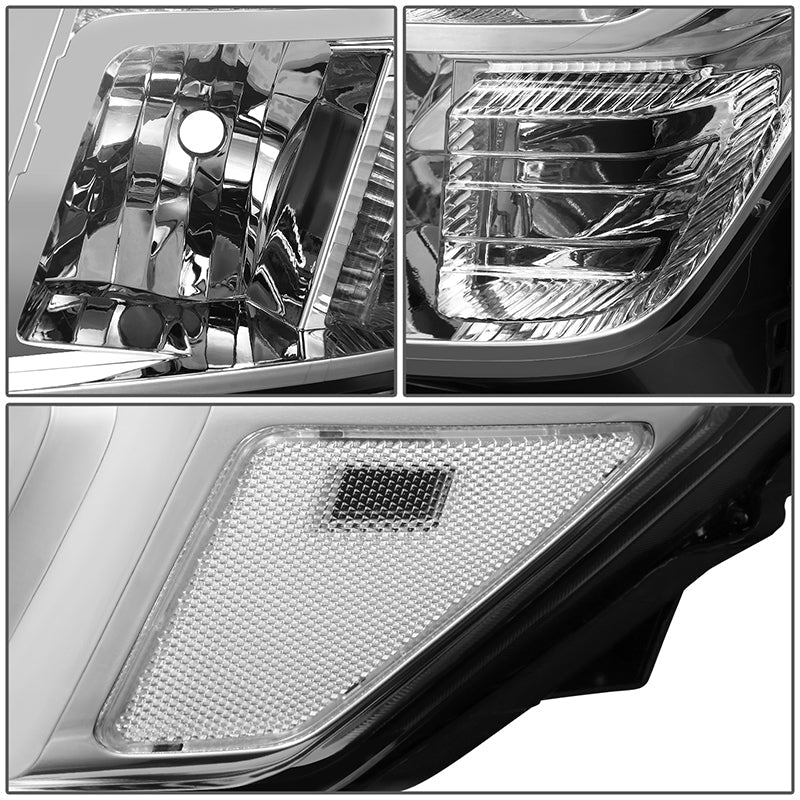 Factory Style Headlights <br>17-22 Nissan Titan, 16-22 XD