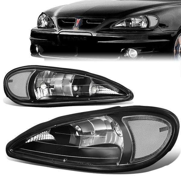 Factory Style Headlights <br>99-05 Pontiac Grand Am