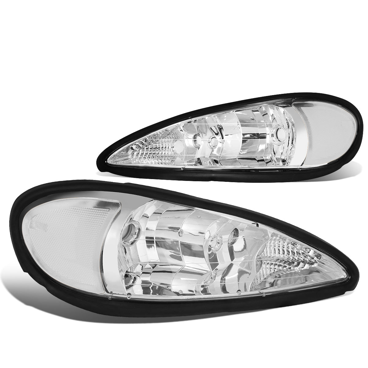 Factory Style Headlights <br>99-05 Pontiac Grand Am