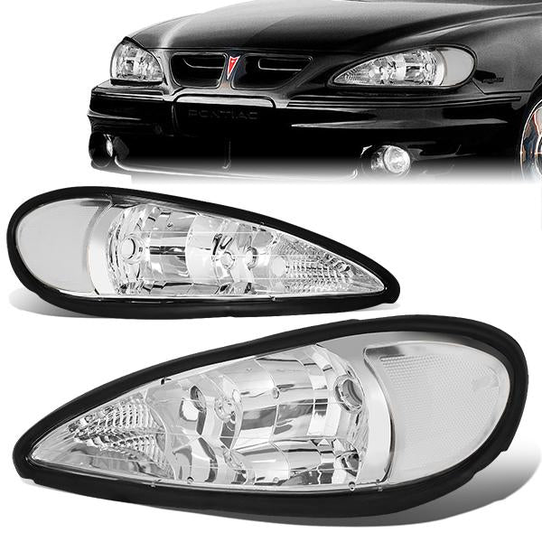 Factory Style Headlights <br>99-05 Pontiac Grand Am