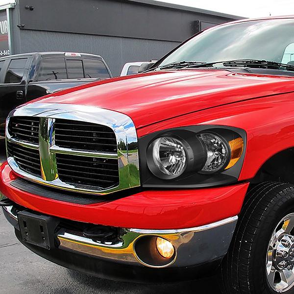 Factory Style Headlights <br>06-08 Dodge Ram 1500, 06-09 2500 3500