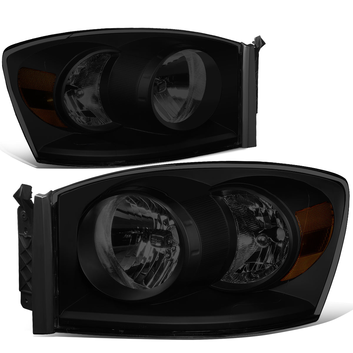 Factory Style Headlights <br>06-08 Dodge Ram 1500, 06-09 2500 3500