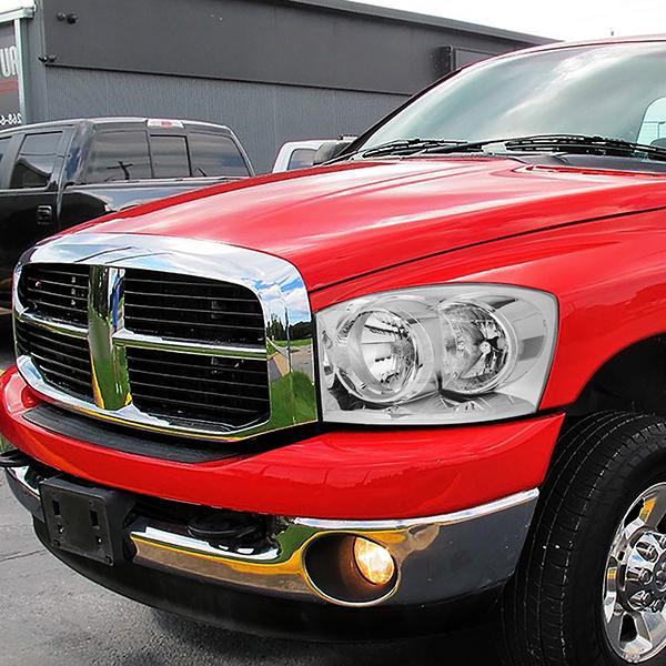 Factory Style Headlights <br>06-08 Dodge Ram 1500, 06-09 2500 3500