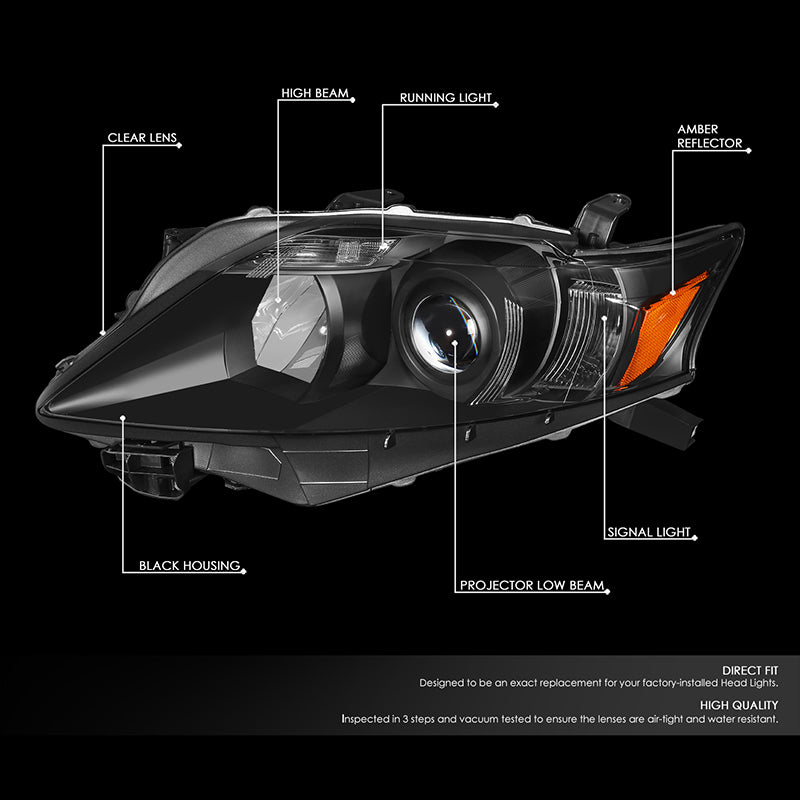 Factory Style Projector Headlights <br>10-12 Lexus RX350