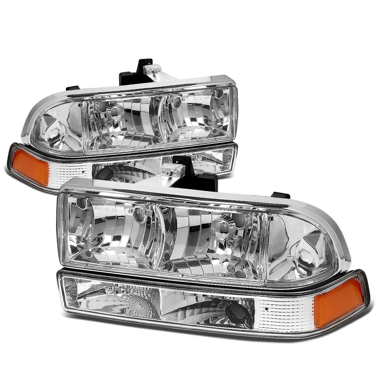 Factory Style Headlights <br>98-04 Chevy S10, Blazer