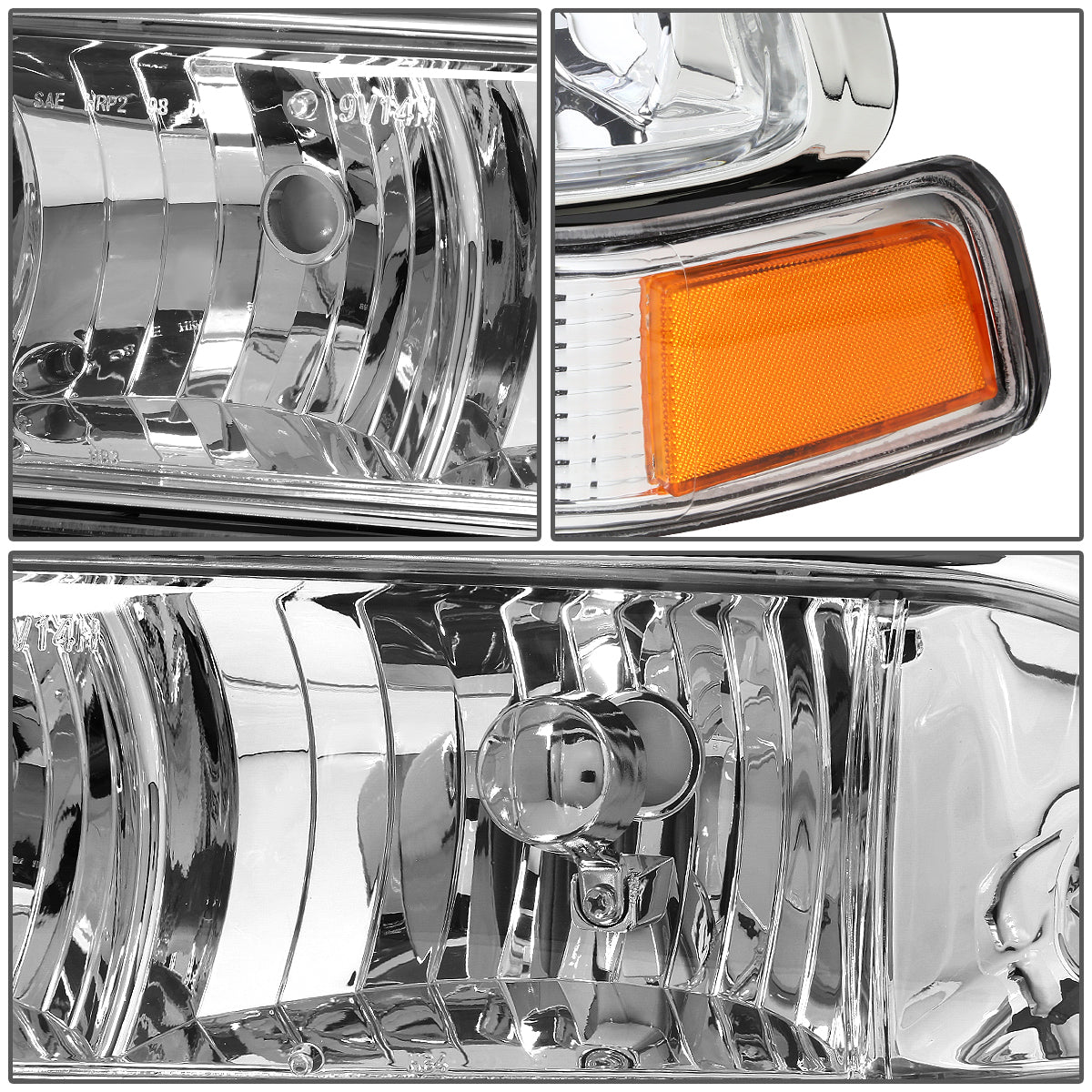 Factory Style Headlights <br>98-04 Chevy S10, Blazer