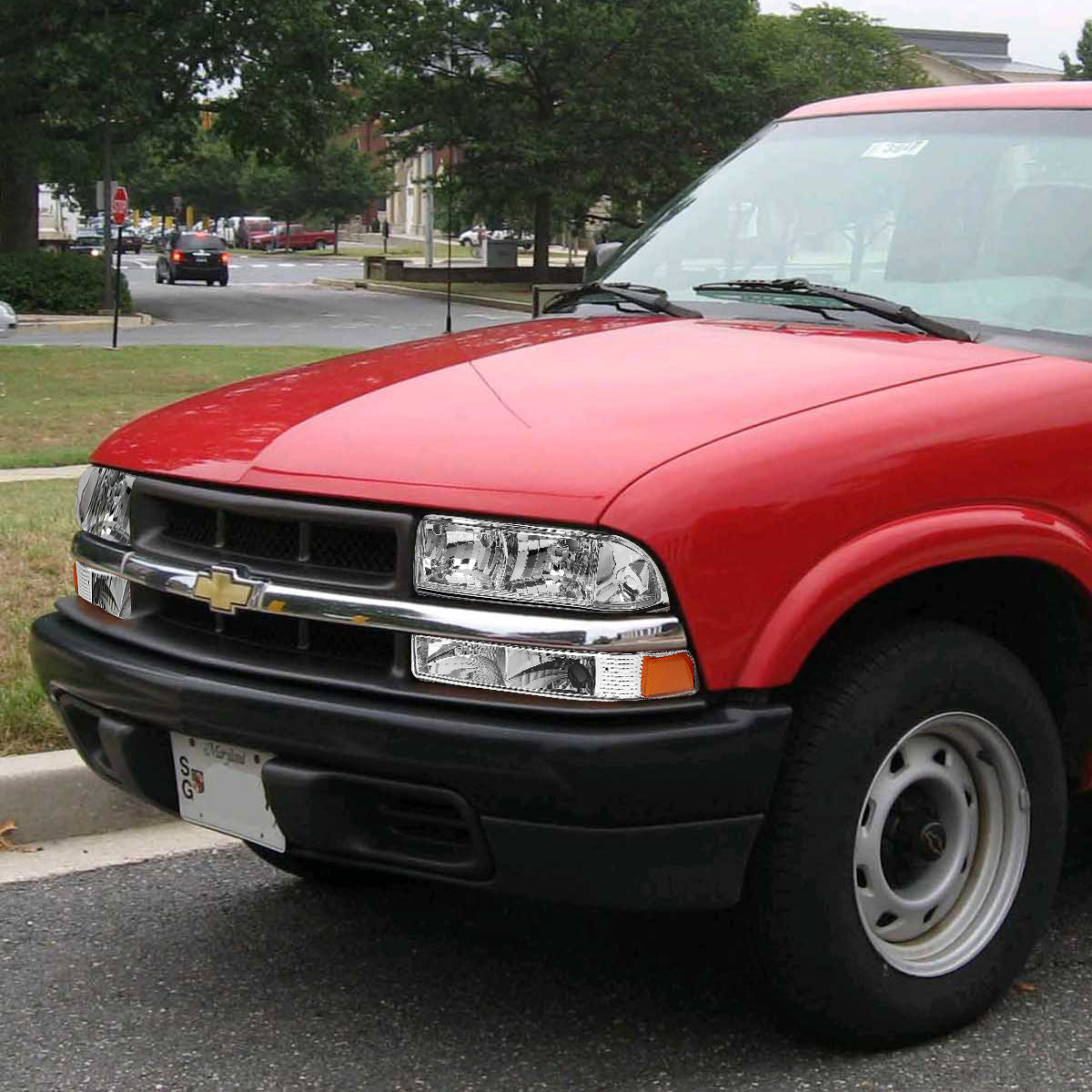 Factory Style Headlights <br>98-04 Chevy S10, Blazer