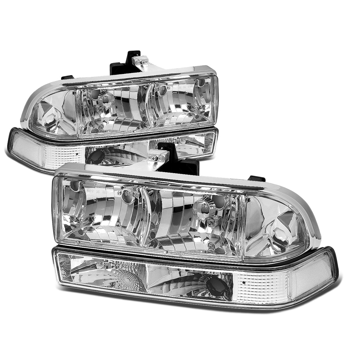 Factory Style Headlights <br>98-04 Chevy S10, Blazer