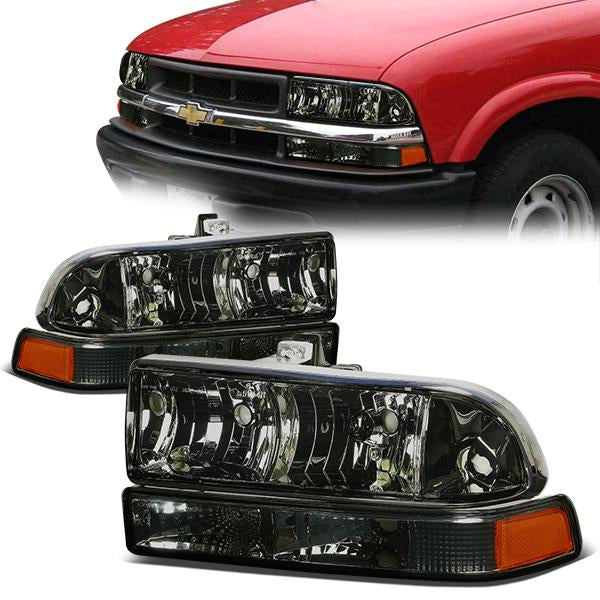 Factory Style Headlights <br>98-04 Chevy S10, Blazer