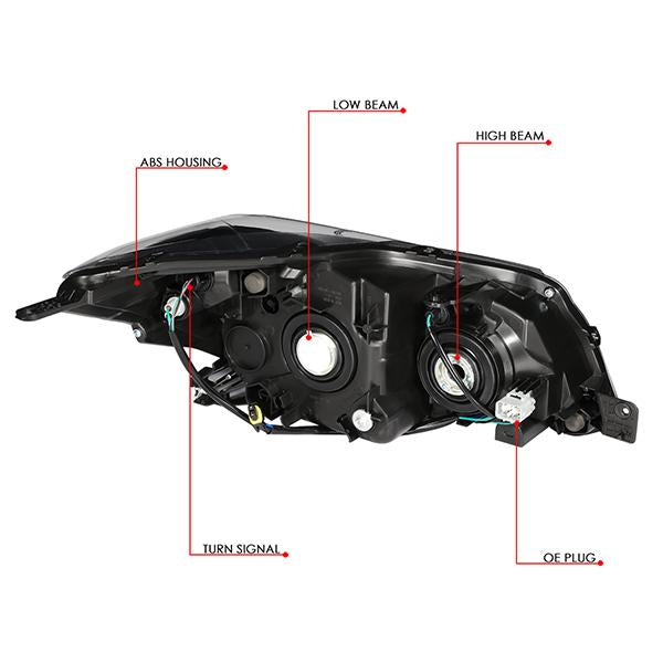 Factory Style Headlights <br>14-16 Subaru Forester