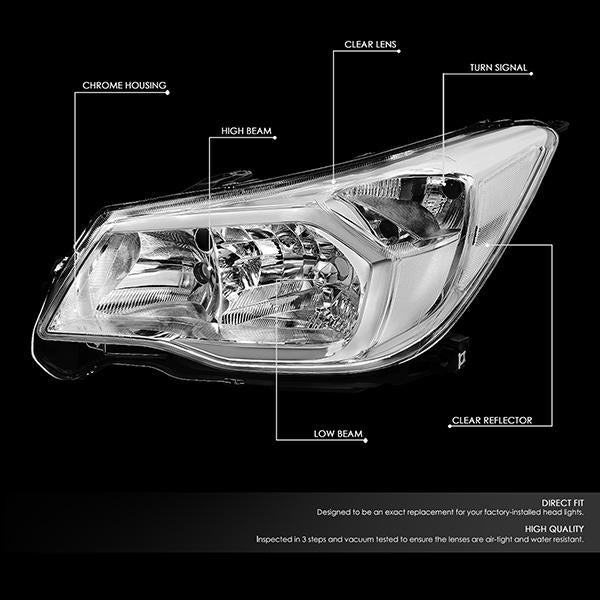 Factory Style Headlights <br>14-16 Subaru Forester