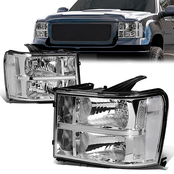 Factory Style Headlights <br>07-14 GMC Sierra 1500 - 3500