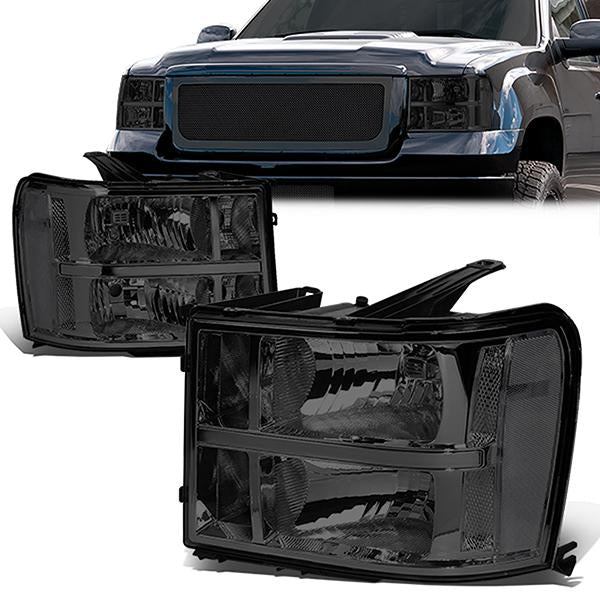 Factory Style Headlights <br>07-14 GMC Sierra 1500 - 3500