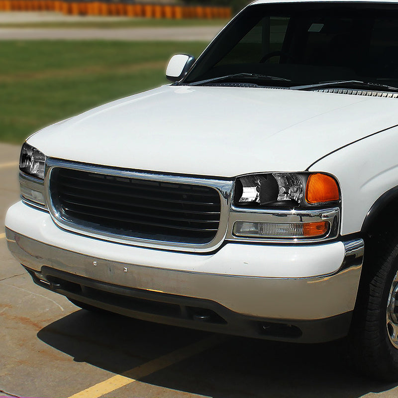 Factory Style Headlights <br>99-07 GMC Sierra/C3, Yukon XL 1500 2500