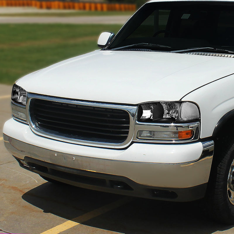 Factory Style Headlights <br>99-07 GMC Sierra/C3, Yukon XL 1500 2500