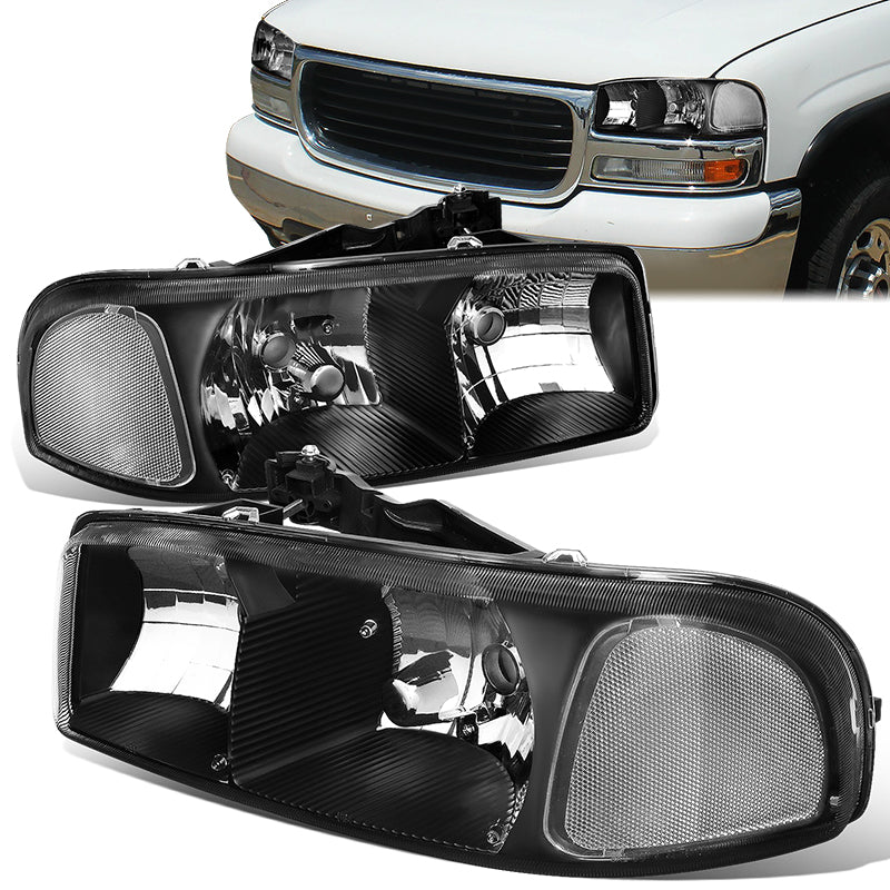 Factory Style Headlights <br>99-07 GMC Sierra/C3, Yukon XL 1500 2500