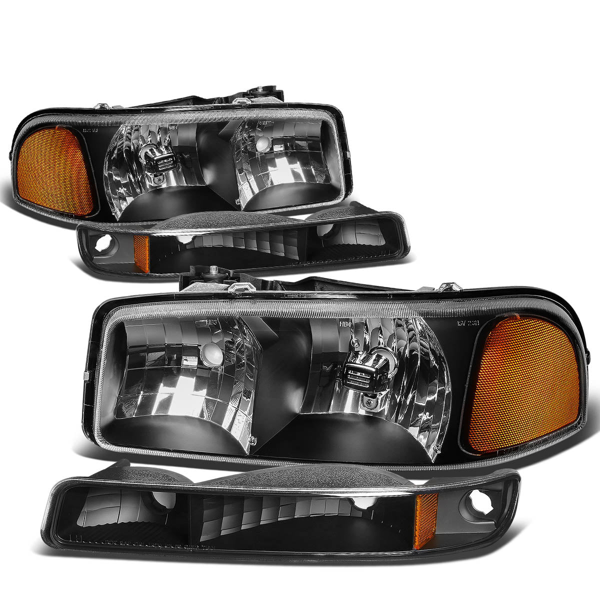 Factory Style Headlights <br>99-07 GMC Sierra/C3, Yukon XL 1500 2500