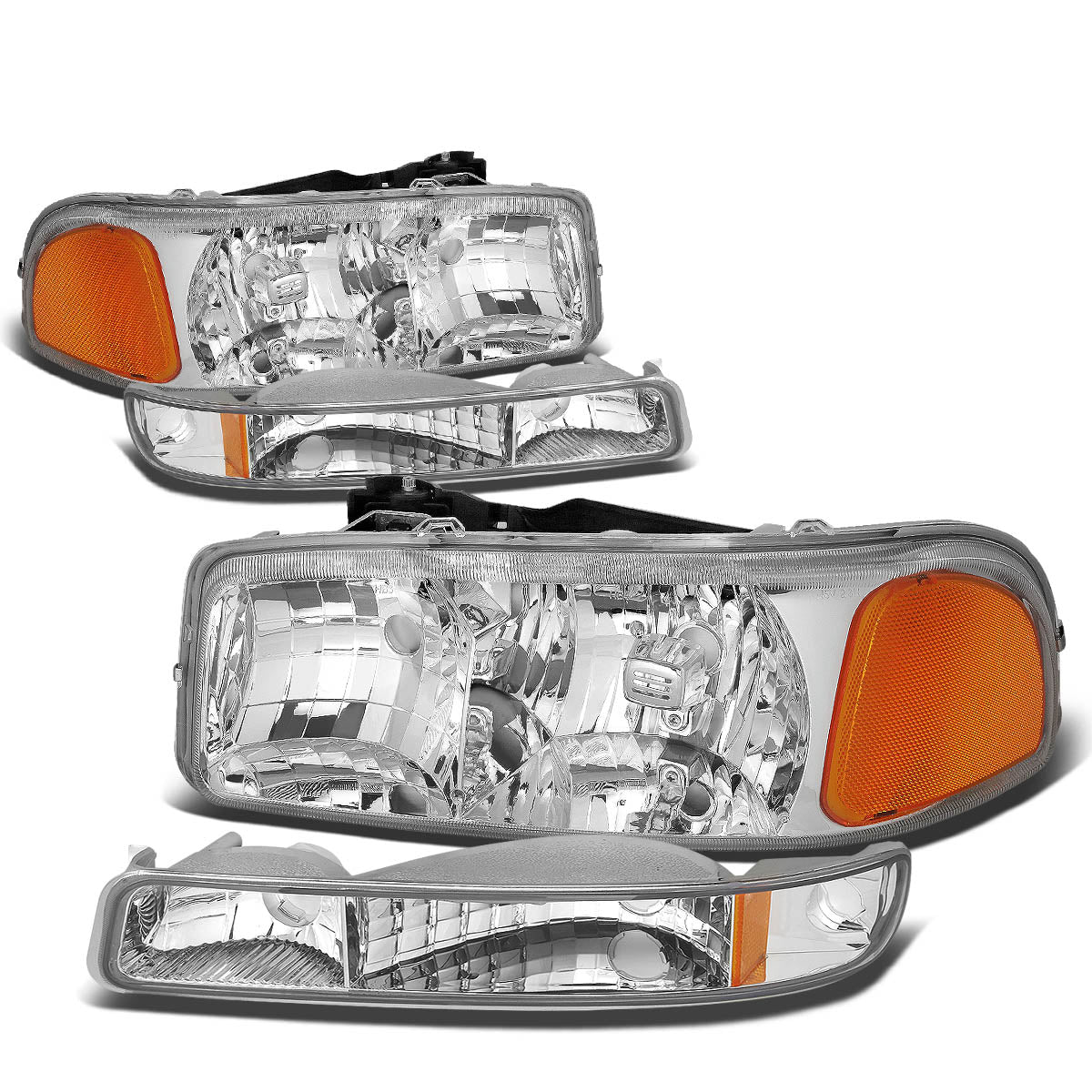 Factory Style Headlights <br>99-07 GMC Sierra/C3, Yukon XL 1500 2500