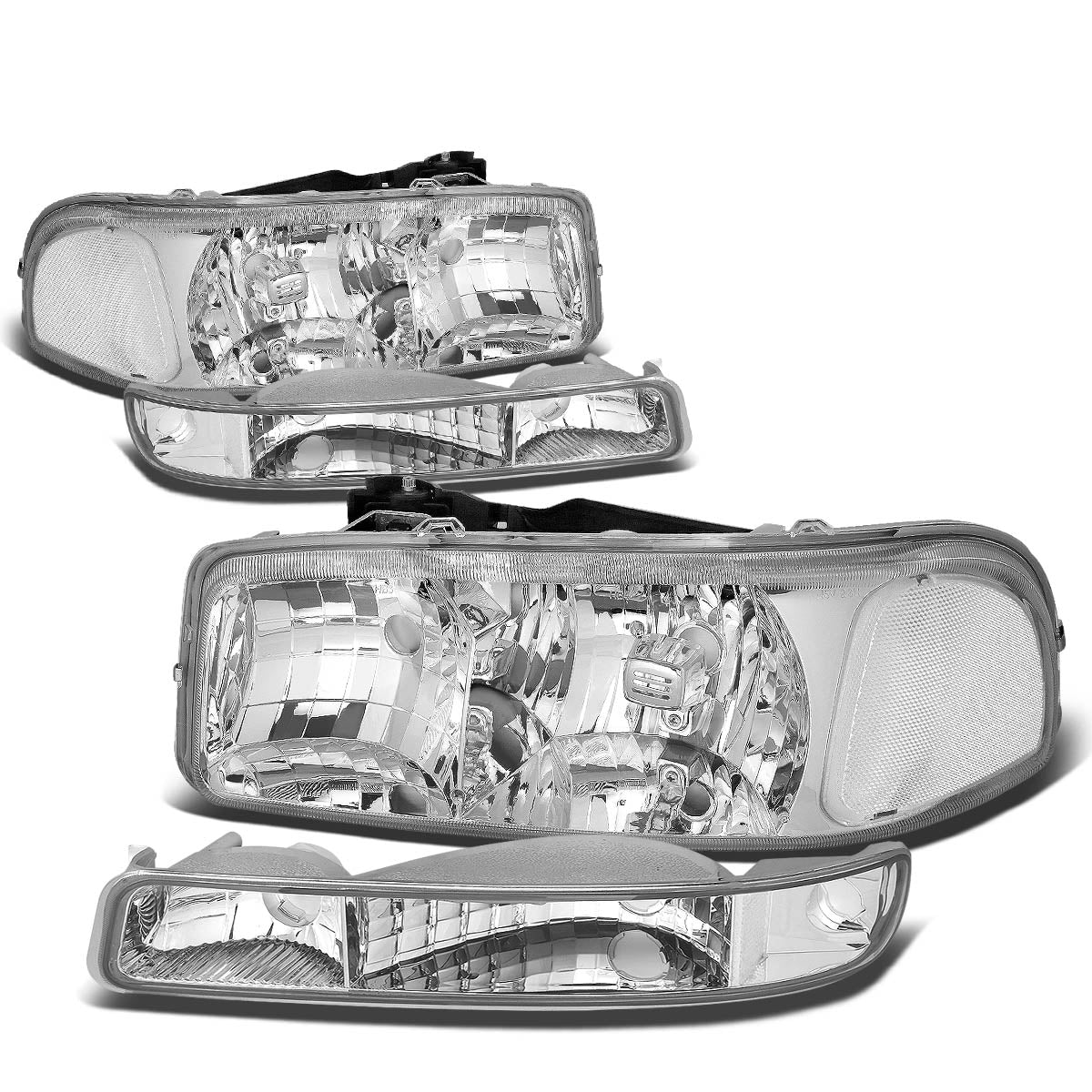 Factory Style Headlights <br>99-07 GMC Sierra/C3, Yukon XL 1500 2500