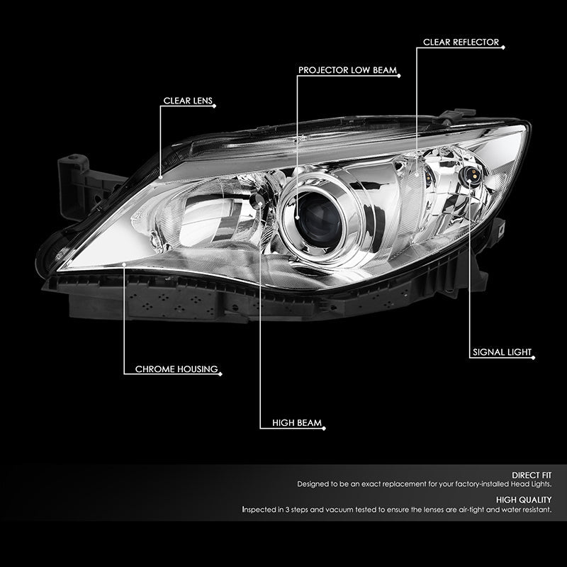 Factory Style Projector Headlights <br>08-11 Subaru Impreza