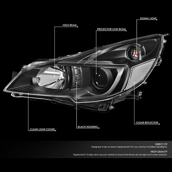 Factory Style Projector Headlights <br>10-14 Subaru Outback, Legacy