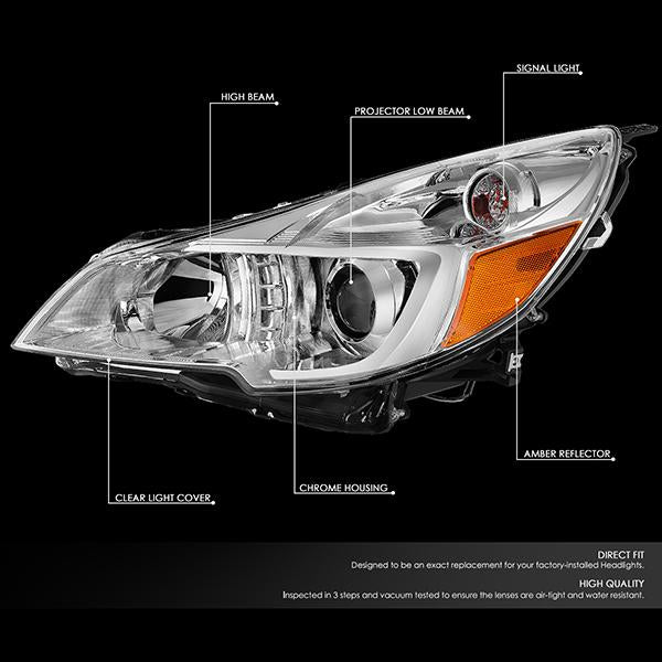 Factory Style Projector Headlights <br>10-14 Subaru Outback, Legacy