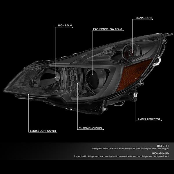 Factory Style Projector Headlights <br>10-14 Subaru Outback, Legacy